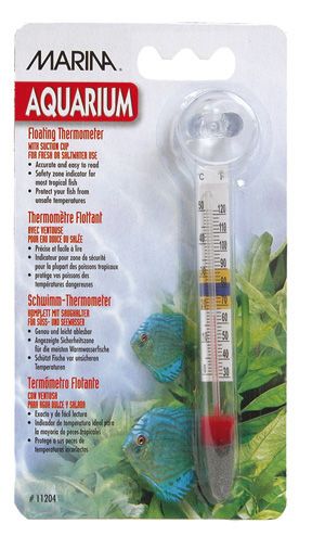 Flytende termometer m/sugekopp 