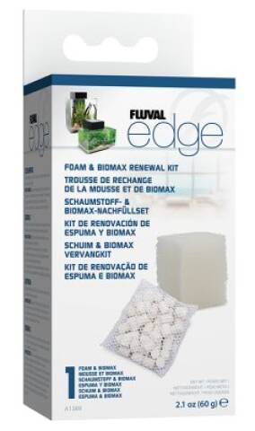 Fluval Edge - Svamp og Bio-max