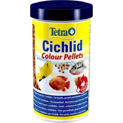 Tetra Cichlid Colour Pellets 500ml