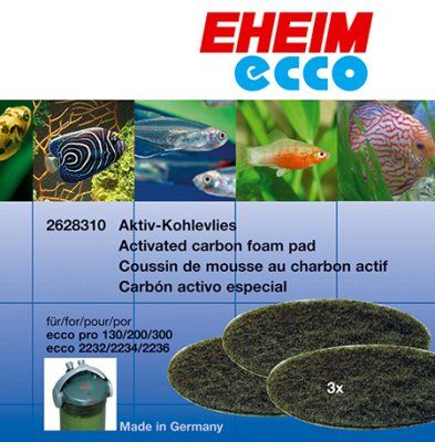 Kull filtermateriale til Ecco - 3stk