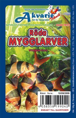 Røde Mygglarver 100g
