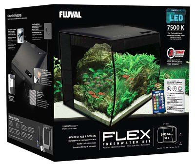 Fluval Flex 34L Led - Svart