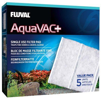 Fluval Aquavac+ finfilter 5stk