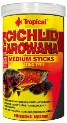Tropical Cichlid & Arowana Sticks 1L - M