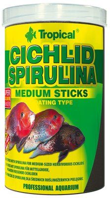 Tropical Cichlid Spirulina Sticks 1L - M