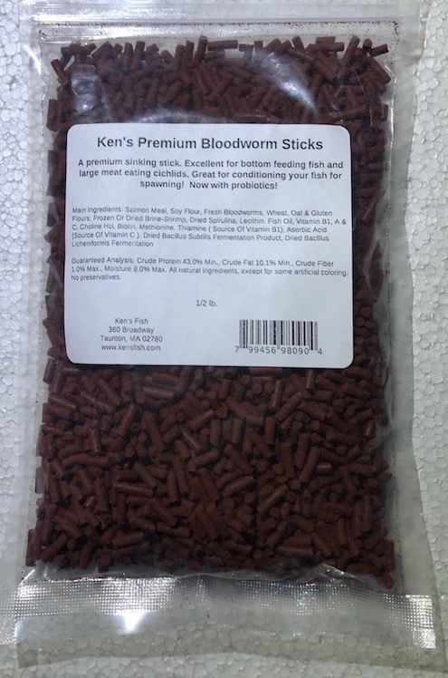 Ken's Premium Bloodworm Sticks 1/2lb