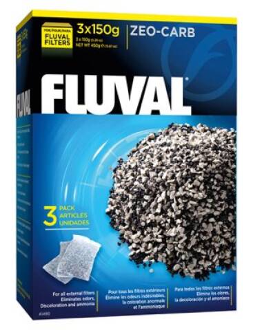 Fluval Zeo-carb 3x150g