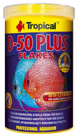 Tropical Discus D-50 Plus Flakes 1L