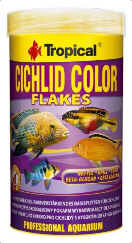 Tropical Cichlid Color Flakes 1L
