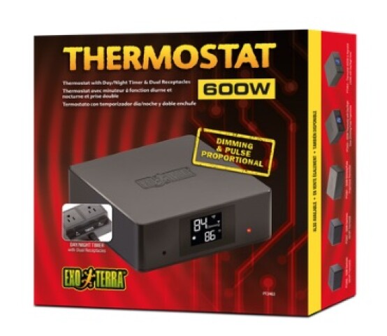 Exo Terra Termostat 600w Dual Receptacles